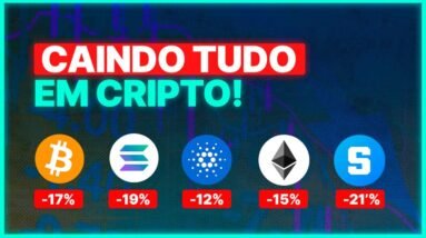 CAIU TUDO em CRIPTO! É O FIM da ALTA?