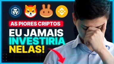 As PIORES CRIPTOMOEDAS Para INVESTIR em 2022