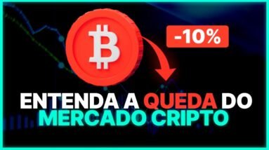 BITCOIN DESABA e o Mercado CAI JUNTO! E AGORA?