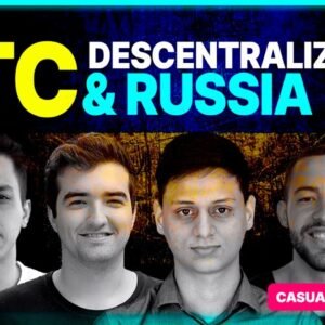 SANÇÕES NA RÚSSIA / BITCOIN DESCENTRALIZADO / GUERRA VINDO? | Casual Crypto #01