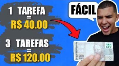 Como Ganhar + R$40 por poucos cliques (ganhar dinheiro na internet)