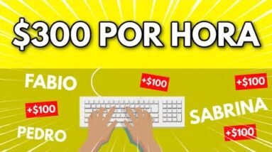 Ganhe $ 300 por hora para digitar palavras! COMPROVADO (ganhar dinheiro na internet)