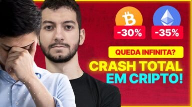 A QUEDA NÃO PARA! CRIPTO vai DERRETER até QUANDO?