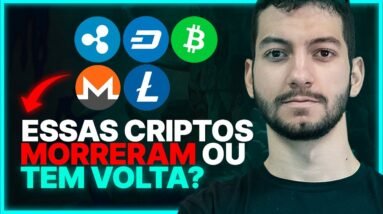 ESSAS CRIPTOMOEDAS MORRERAM? (MONERO, BITCOIN CASH, XRP, DASH, LITECOIN)