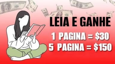 Receba $ 150 lendo * $ 30 cada página que você lê * (ganhe dinheiro lendo)