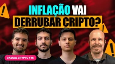 CRIPTOMOEDAS vão CAIR MAIS com a INFLAÇÃO?