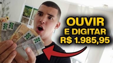 Trabalho de Digitador Para Iniciantes Trabalhar em Casa (Ganhe dinheiro na internet)