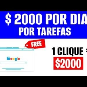 Ganhe $ 2.000 por dia pesquisando no Google! (Faça dinheiro online)