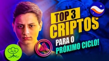 TOP 3 MELHORES CRIPTOMOEDAS do PRÓXIMO CICLO!