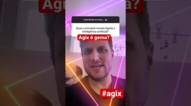 A Principal Moeda de IA ou Inteligência Artificial será a AGIX #shorts