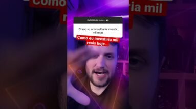 Como Investir Mil Reais em Criptomoedas Hoje #shorts #shortscrypto