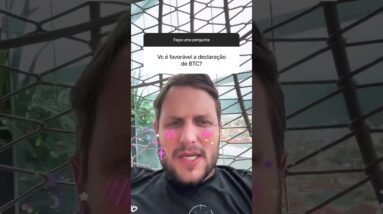 Devo Declarar Criptomoedas ? #shorts