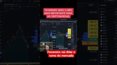 Fevereiro será o mês mais importante de Criptomoedas em 2023 #shorts