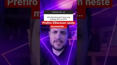 Onde investir R$ 20 mil em 2023 ? Bitcoin ou Ethereum ? #shorts #shortvideo