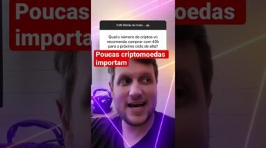 Poucas Criptomoedas Importam, 99.9% é pirâmide #shorts