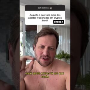 COMPRAS FRACIONADAS: Seria esta a melhor estratégia para acumular Bitcoins e Criptos ? #shorts PT 1