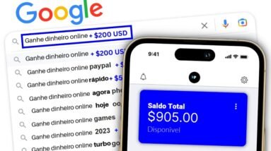 Ganhar Dinheiro R$98,50 DIA online pesquisando no Google