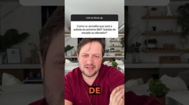 O Futuro do Bitcoin: Uma Queda de Escada ou um Elevador? #shorts