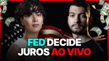 FED DECIDINDO a TAXA de JUROS (AO VIVO) | Vai IMPACTAR CRIPTO?