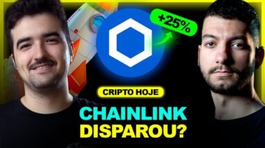 CHAINLINK (LINK) está DISPARANDO! BOLHA de tecnologia ESTOUROU? | Cripto Hoje