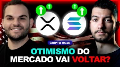 Os NÚMEROS que podem fazer o MERCADO SUBIR | SOLANA e XRP estão de VOLTA? | Cripto Hoje