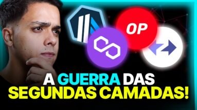 A GUERRA entre Polygon, Arbitrum, Optimism e zkSync! (Qual é a MELHOR?)