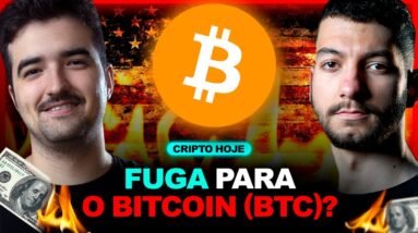 RISCO de CALOTE dos EUA AUMENTOU? RISCO da DÍVIDA AMERICANA | Cripto Hoje