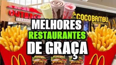 Como comer de GRAÇA no BRASIL INTEIRO