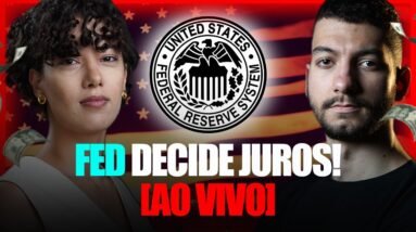 FED DECIDINDO JUROS AO VIVO! Análise BITCOIN e Mercado CRIPTO!