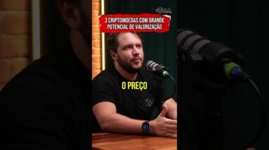 3 CRIPTOS COM GRANDE POTENCIAL DE VALORIZAÇÃO #shorts
