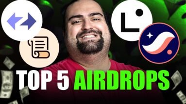 Os 5 MELHORES AIRDROPS do Mercado CRIPTO!