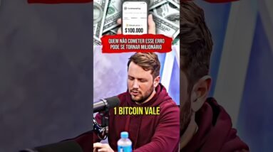 MILIONÁRIO COM BITCOIN? #shorts