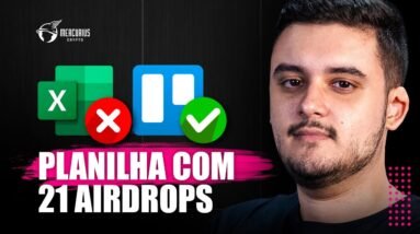 PLANILHA DE AIRDROPS COMPLETA NO TRELLO