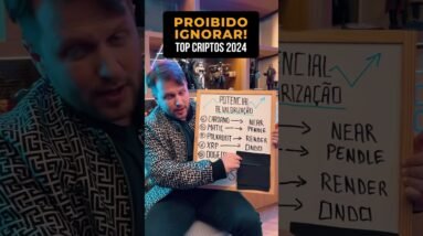 TOP CRIPTOMOEDAS PARA 2024 #shorts