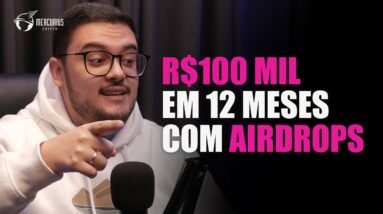 COMO FAZER R$ 100 MIL COM AIRDROPS? | Cortes Resenha