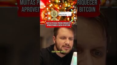 BITCOIN COM FORTE CORREÇÃO: OPORTUNIDADE #shorts