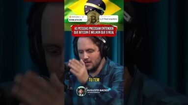 BITCOIN É MELHOR QUE O REAL #shorts