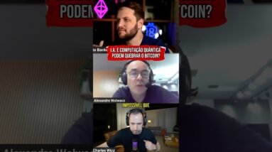 I.A. E COMPUTAÇÃO QUÂNTICA PODEM QUEBRAR O BITCOIN? #shorts