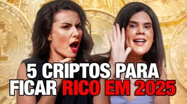 5 criptomoeadas que você PRECISA INVESTIR em 2025, por Luísa Pires e Nath Arcuri