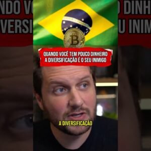A DIVERSIFICAÇÃO É INIMIGA PRA QUEM TEM POUCO DINHEIRO PARA INVESTIR #shorts