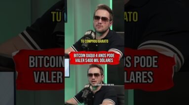 BITCOIN PODE VALER $400.000 DÓLARES DAQUI 4 ANOS #shorts