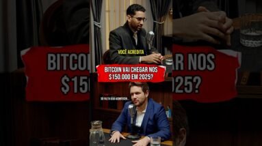 BITCOIN VAI CHEGAR A $150.000 EM 2025? #shorts