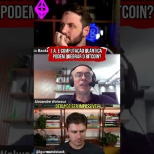 INTELIGÊNCIA ARTIFICIAL E COMPUTAÇÃO QUÂNTICA PODEM QUEBRAR O BITCOIN? #shorts