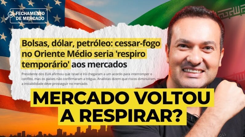Alívio no mercado | Fechamento de Mercado com Leandro Martins