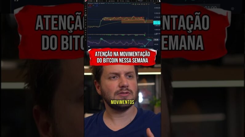 ATENÇÃO NA MOVIMENTAÇÃO DO BITCOIN NESSA SEMANA #shorts