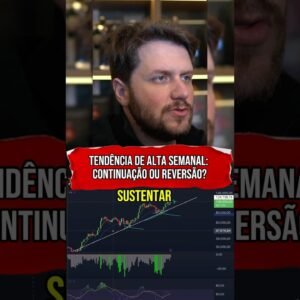BITCOIN: TENDÊNCIA DE ALTA CONTINUA? #shorts