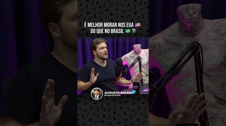 É MELHOR MORAR NOS ESTADOS UNIDOS DO QUE NO BRASIL? #shorts