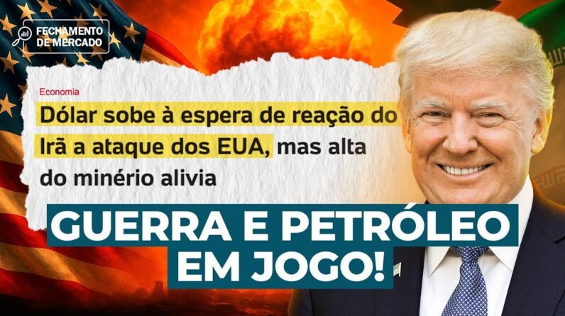 Dólar sobe com ameaça e fechamento do Estreito de Ormuz | Fechamento de Mercado com Leandro Martins