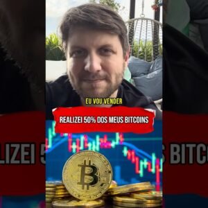 REALIZEI 50% DOS MEUS BITCOINS (ESTRATÉGIA) #shorts