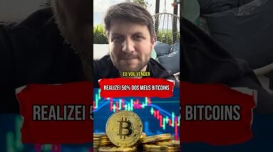 REALIZEI 50% DOS MEUS BITCOINS (ESTRATÉGIA) #shorts